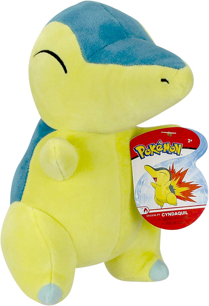 Offizielles und hochwertiges 20,3 cm großes Pokémon-Plüschtier – Cyndaquil