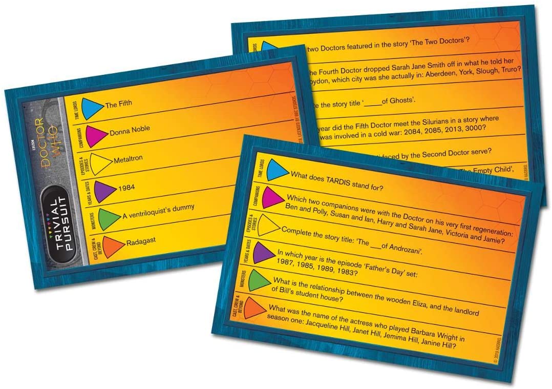 Winning Moves Doctor Who Trivial Pursuit Bitesize Game 3