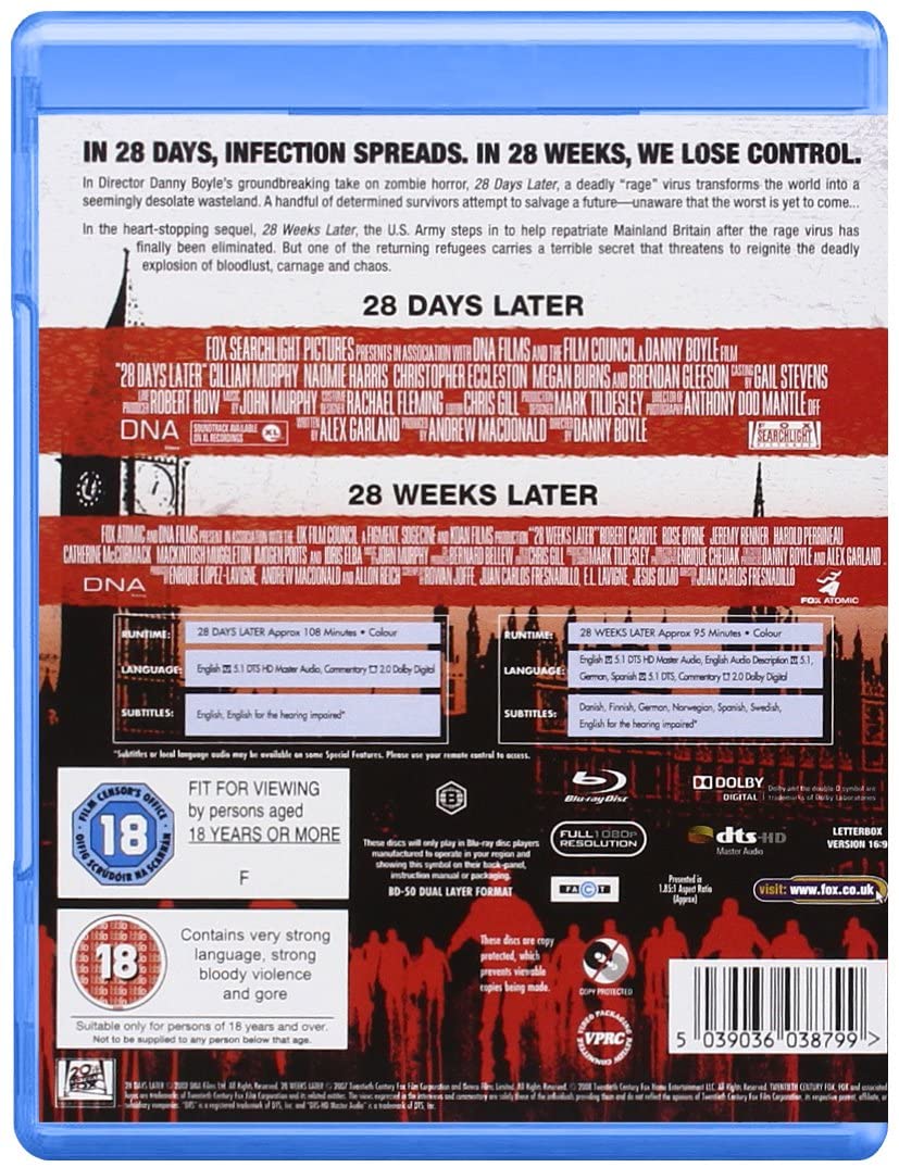 28 Days Later Duopack BD - Drama [Blu-Ray]