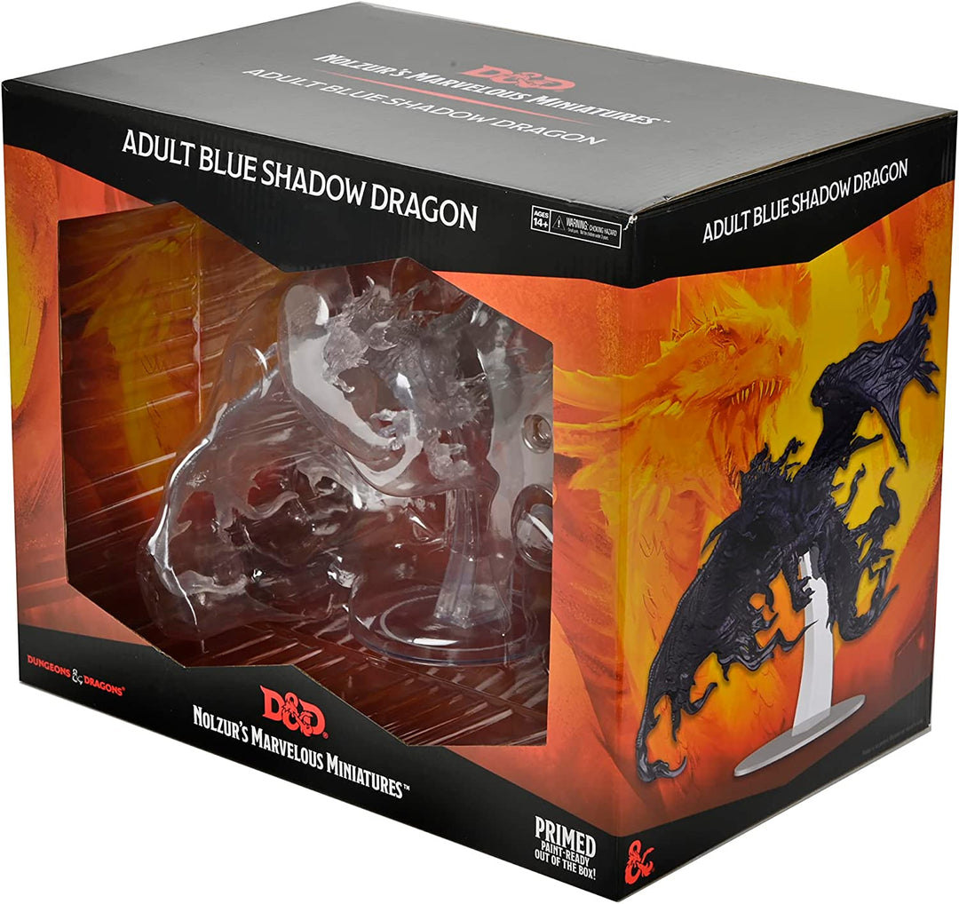 Adult Blue Shadow Dragon: D&D Nolzur's Marvelous Unpainted Miniatures