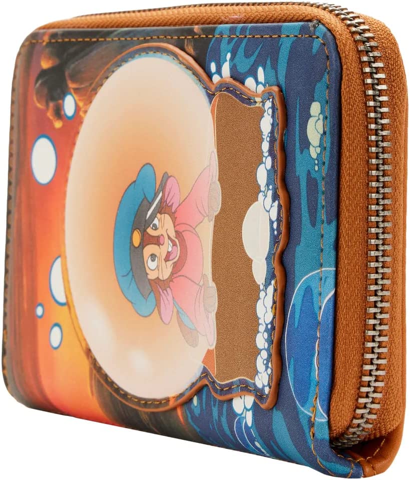 Loungefly An American Tail Fievel Bubbles Zip Around Purse / Wallet