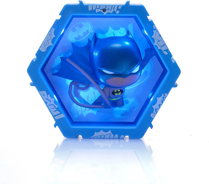 WOW! PODS Official DC Comics Superhero Light-Up Bobble-Head Figure | Collectable Toy (Batman Metallic)