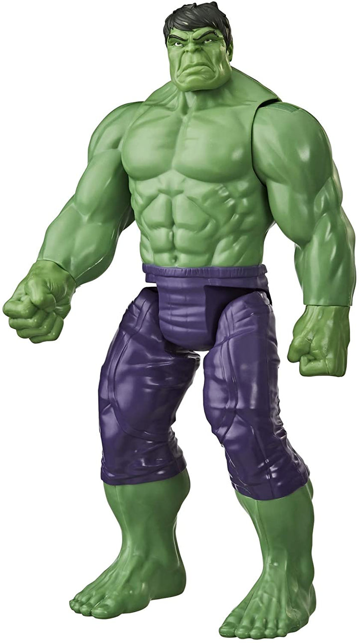 Marvel Avengers Titan Hero Series Blast Gear Deluxe Hulk Actionfigur, 30 cm großes Spielzeug, inspiriert von Marvel Comics, für Kinder ab 4 Jahren