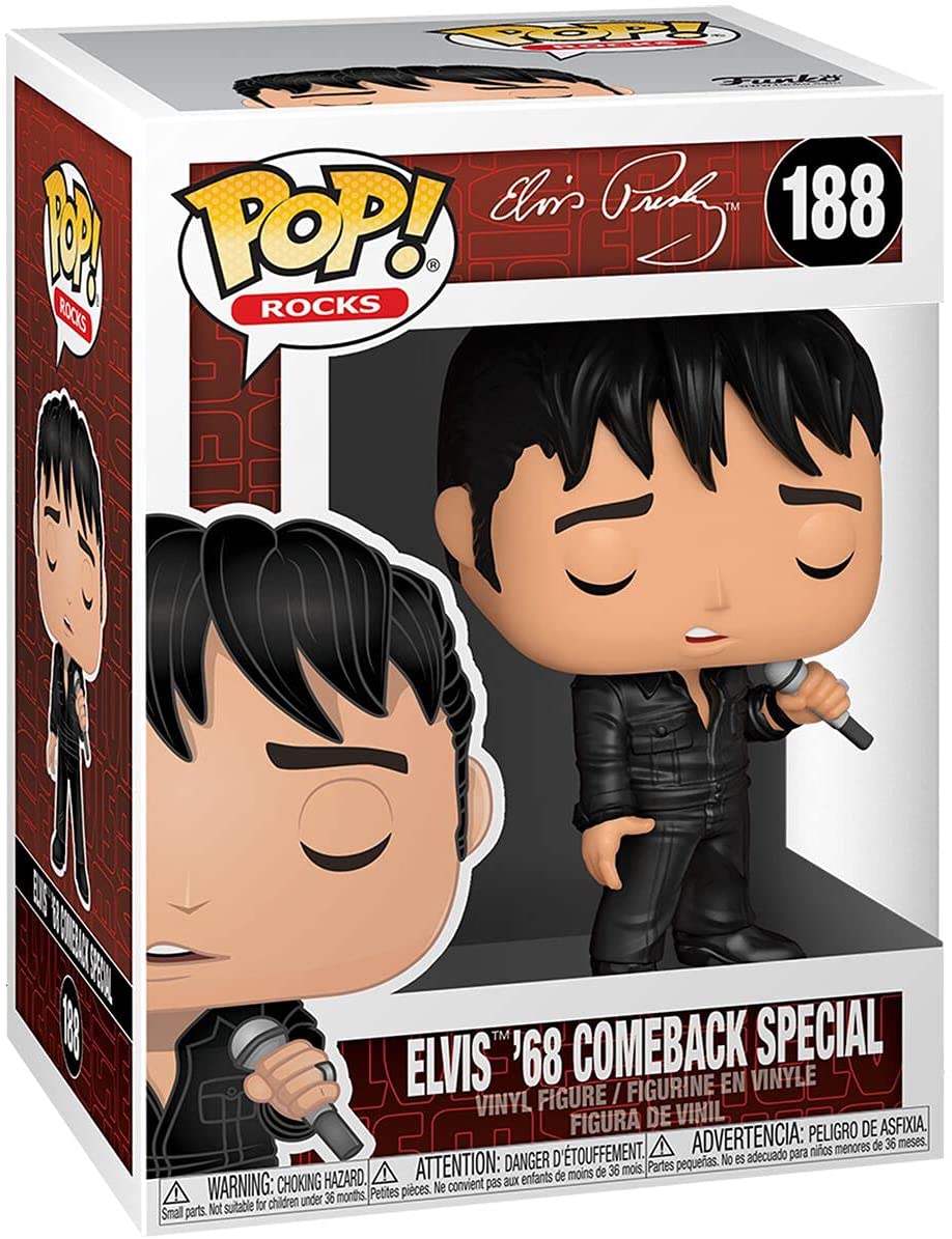 Elvis Presley Elvis-68 Comeback Spécial Funko 40140 Pop! Vinyle #188