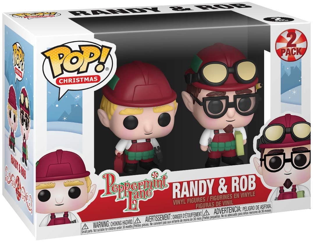 Peppermint Lane [2 Pack] Randy &amp; Rob Funko 44468 Pop! Vinyl