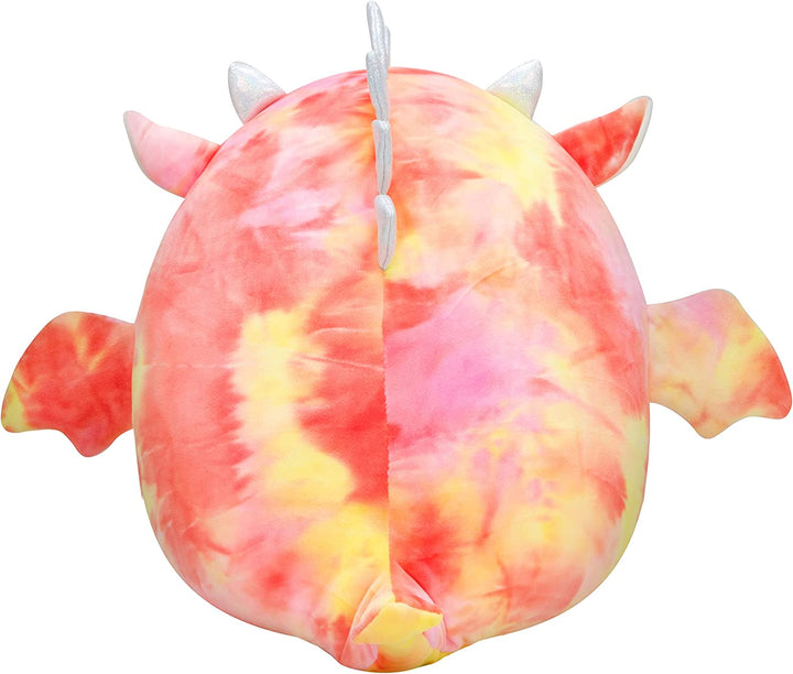 Squishmallows SQJW22-16RD-11-V 16" roter Batik-Drache – Füge Mina-Mae zu deinem Trupp hinzu