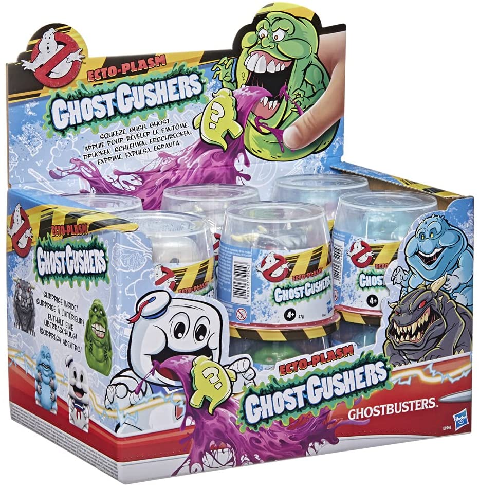 Ghostbusters Ecto-Plasm Ghost Gushers Collectible Squeezable Figures with Ecto-Plasm and Mystery Mini Figures Inside for Kids Ages 4 and Up 12, Multicolor, E9546ER2