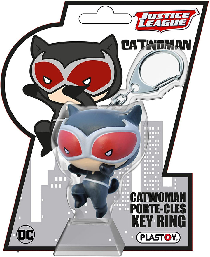 Funbox Media 60705 DC Comics Catwoman Schlüsselanhänger, mehrfarbig, 6 cm