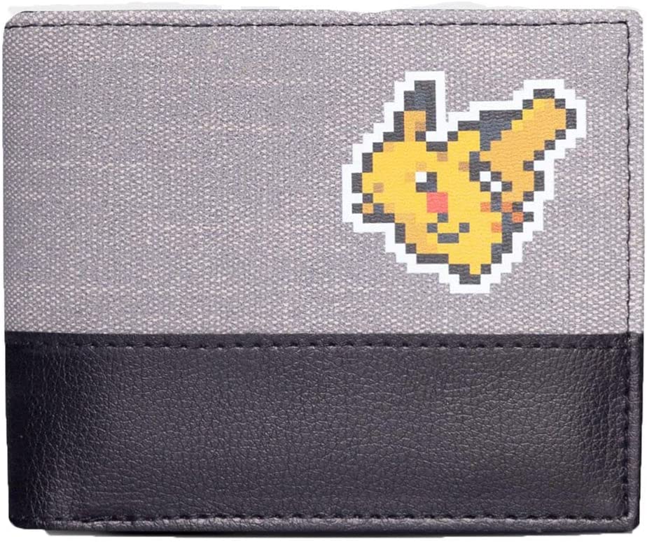 Difuzed Pokemon: Pika Bifold Wallet Grey (Portafoglio) Merchandising Ufficiale