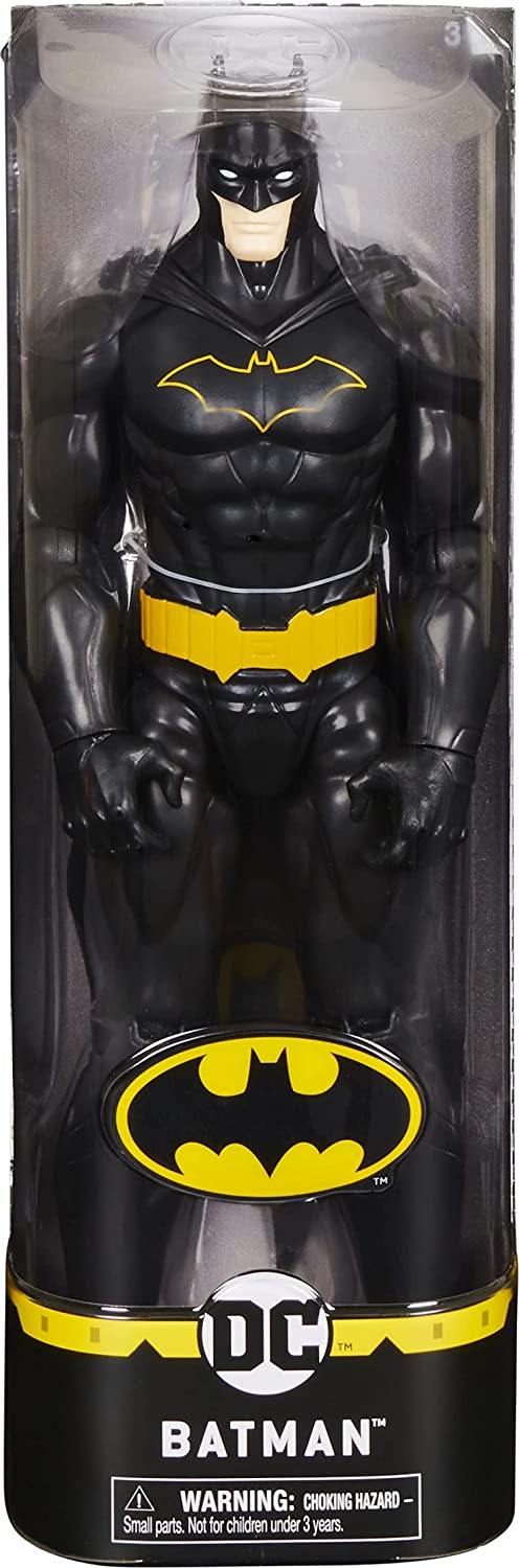 DC Comics BATMAN 12-inch Action Figure Black Suit for Kids - Yachew