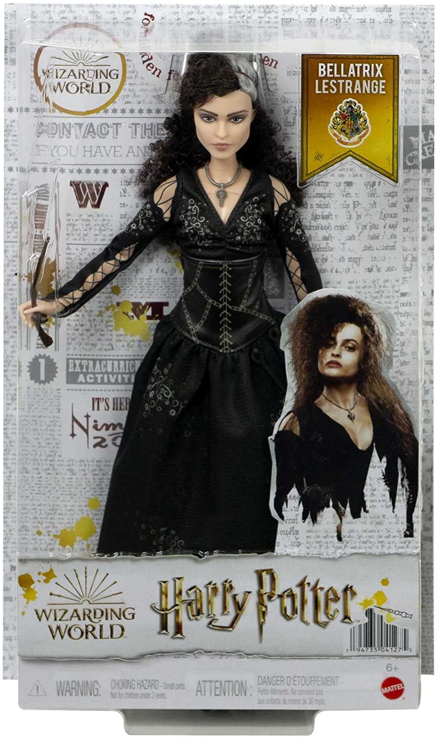 Harry Potter Bellatrix Lestrange Doll - Collectible Doll With Signature Black Dr