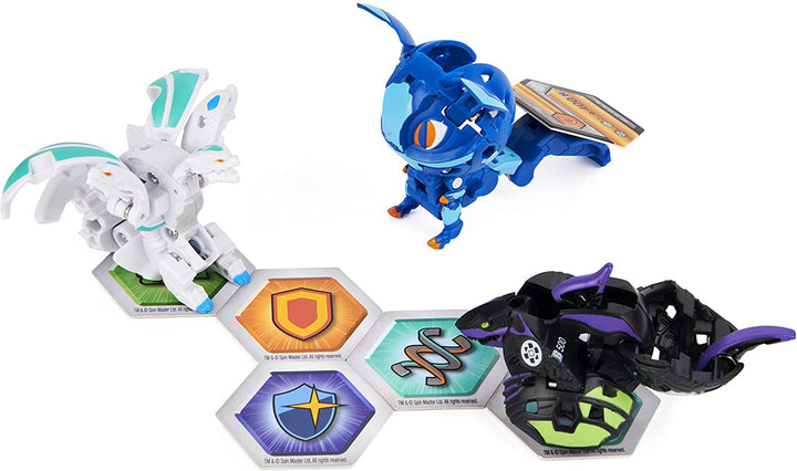 BAKUGAN Geogan Rising 6061567 – Staffel 3 Starterpaket Geogan Murmeln mit 6 Baku