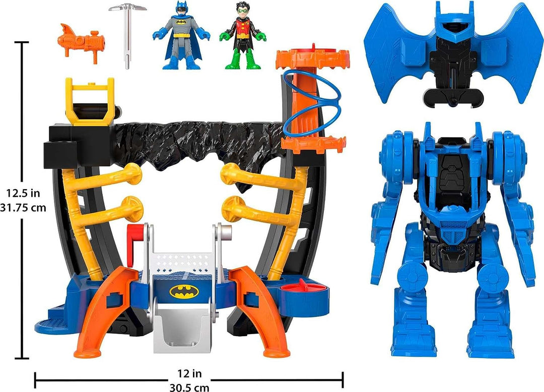 Imaginext DC Super Friends Batman-Spielset, Robo Command Center mit abnehmbarem 1