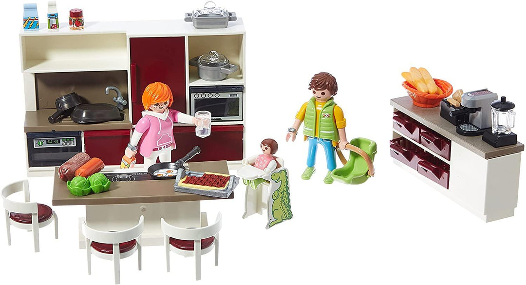 Playmobil City Life 9269 Kitchen for Children Ages 4+ - Yachew