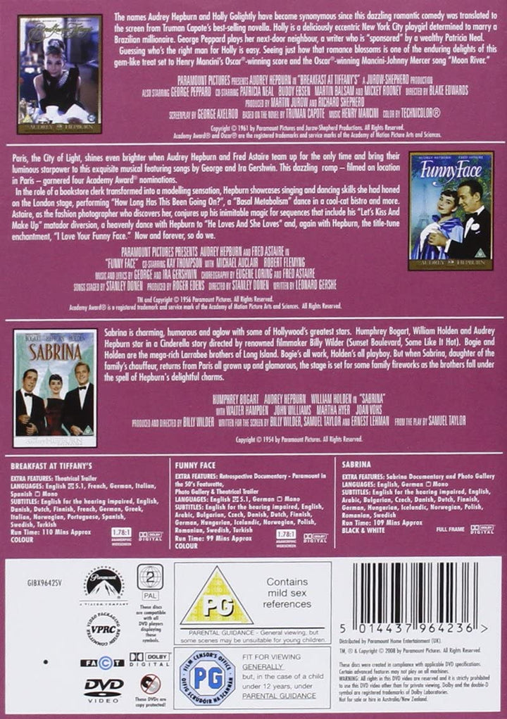 The Audrey Hepburn Collection (Breakfast At Tiffany's / Funny Face / Sabrina)