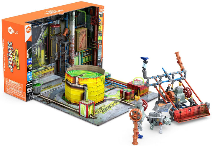 HEXBUG JUNKBOTS Kleine Fabrik Habitat Sector 44 Forschungslabor, Überraschungsspielzeugspiele