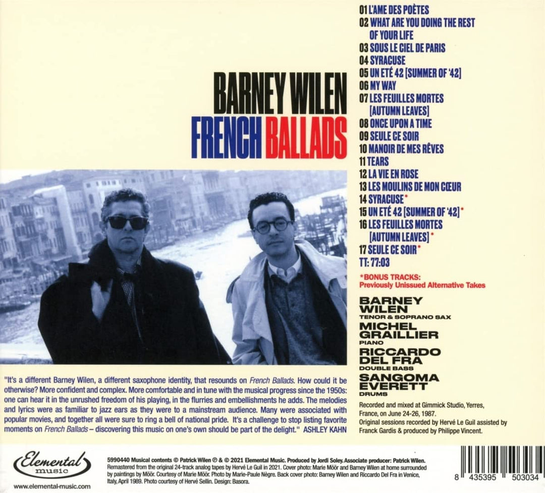 Barney Wilen – Französische Balladen [Audio-CD]