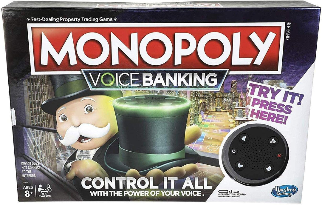 Monopoly Voice Banking Regel het allemaal met de kracht van uw stem