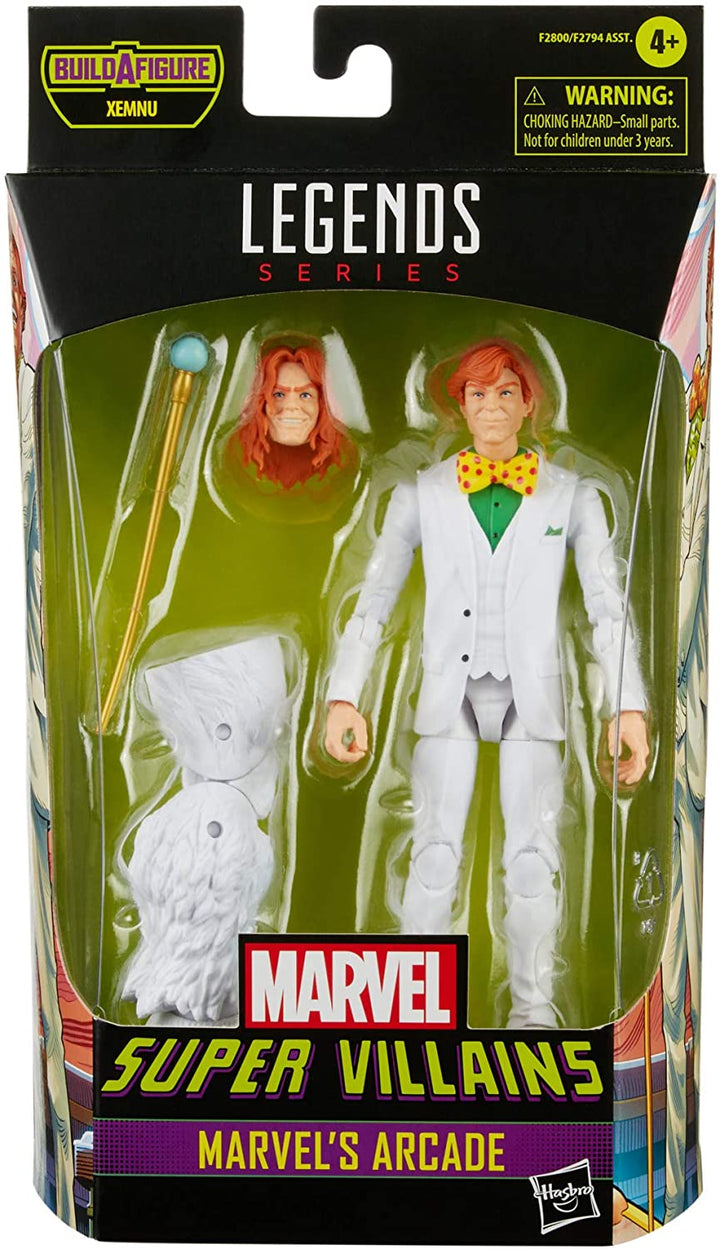 Hasbro Marvel Legends Series 6-inch Collectible Marvel's Arcade Action Figure and 2 Accessories