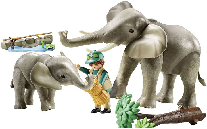 Playmobil 70324 Family Fun Habitat per elefanti