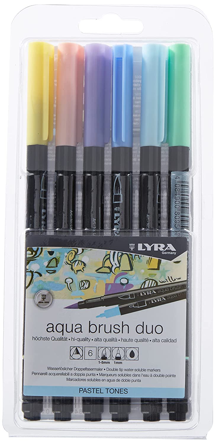 LYRA Aqua Brush Duo 6 Pastell-Set