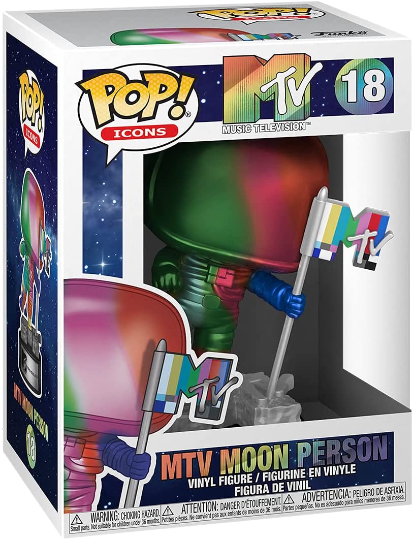 Mtv Musik Fernsehen Mtv Moon Person Funko 49459 Pop! Vinyl #18