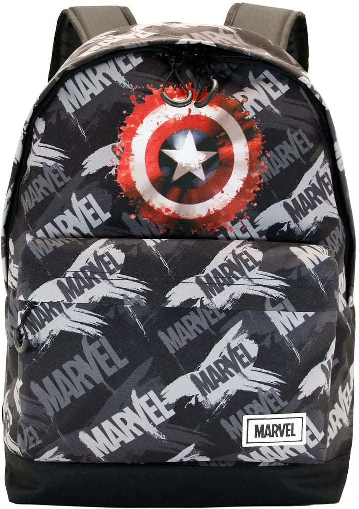 Captain America Scratches-Fan HS Backpack, Grey