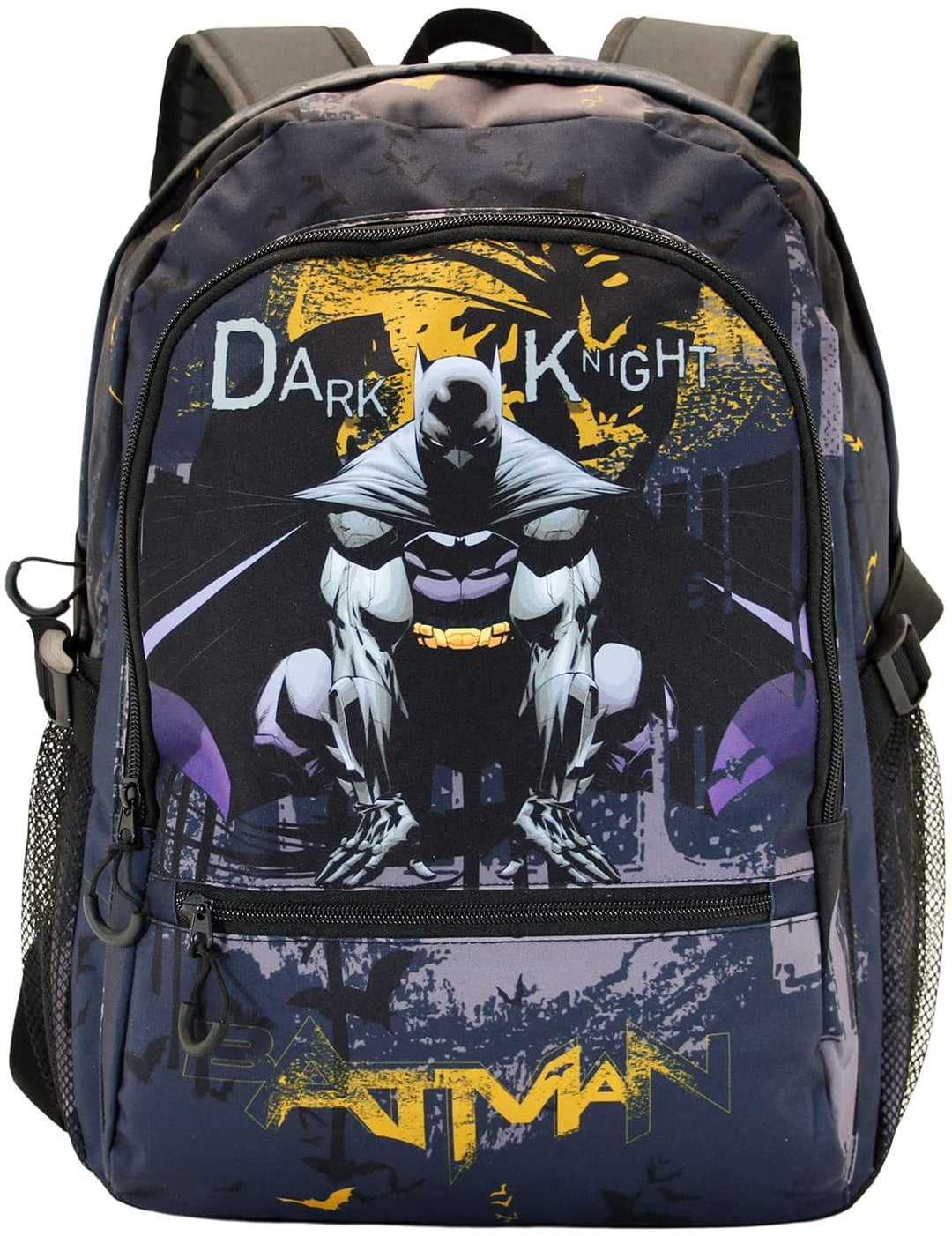 Batman Dark Night-Fan HS Fight Backpack, Grey