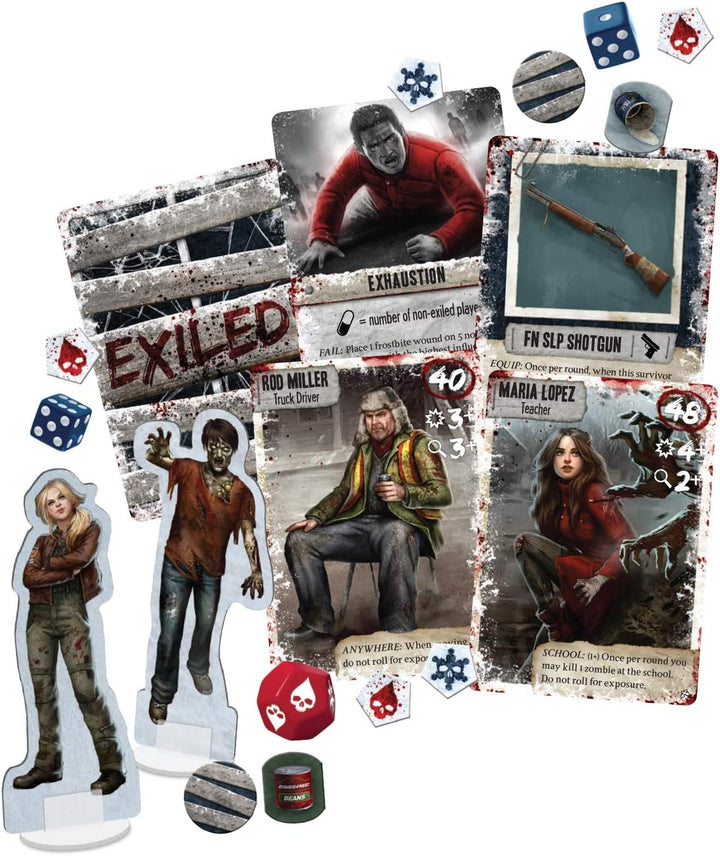 Plaid Hat Games „PH1000“ PHGDOW001 Dead of Winter ein Crossroads-Spiel