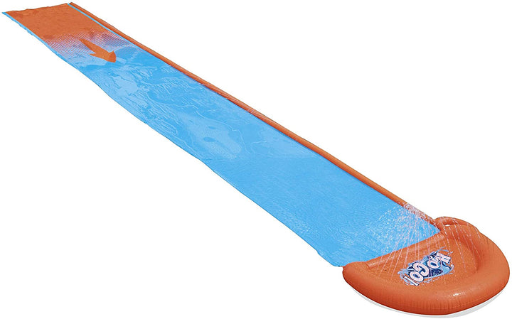 Toboggan aquatique simple Bestway H20GO, glissade et toboggan gonflables de 4,88 m avec arroseurs intégrés