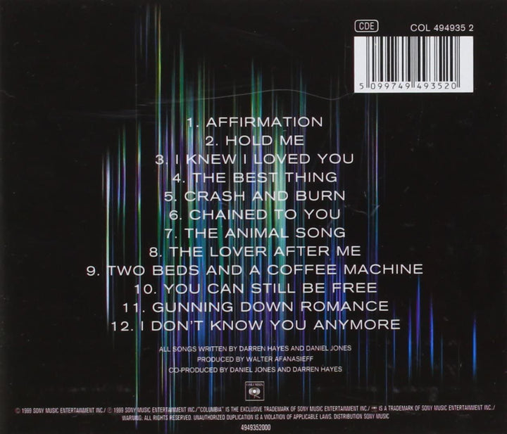Savage Garden - Affirmation [Audio CD]