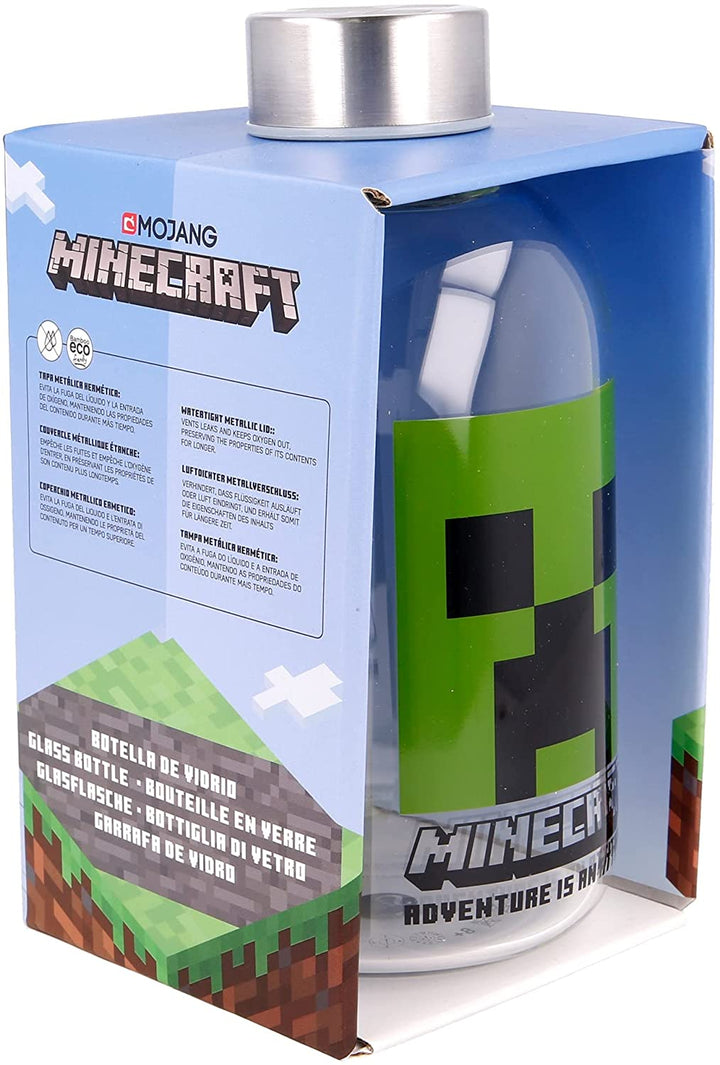 Star Minecraft Small Glass Bottle 620 ml