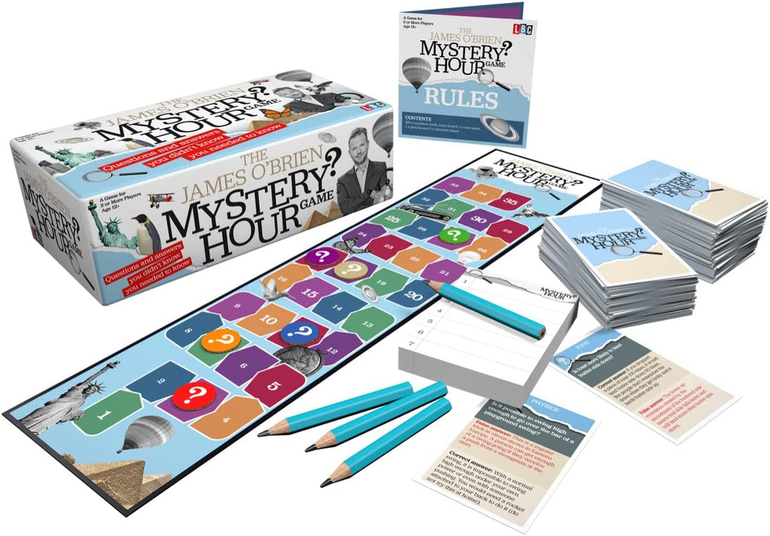 Das James O'Brien Mystery Hour Brettspiel