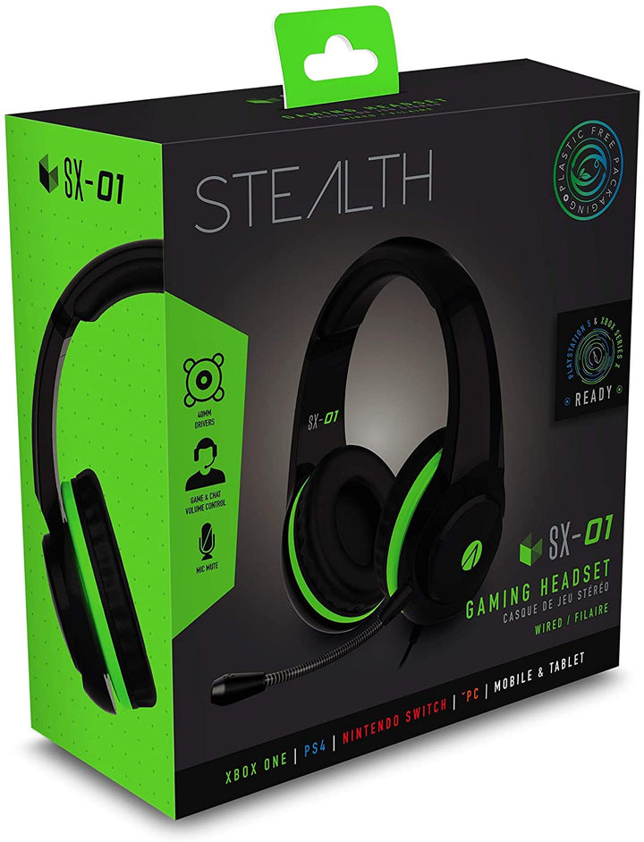 Stealth Sx-01 Gaming-Headset für Xbox, PS4/PS5, Switch, PC (Xbox One///)
