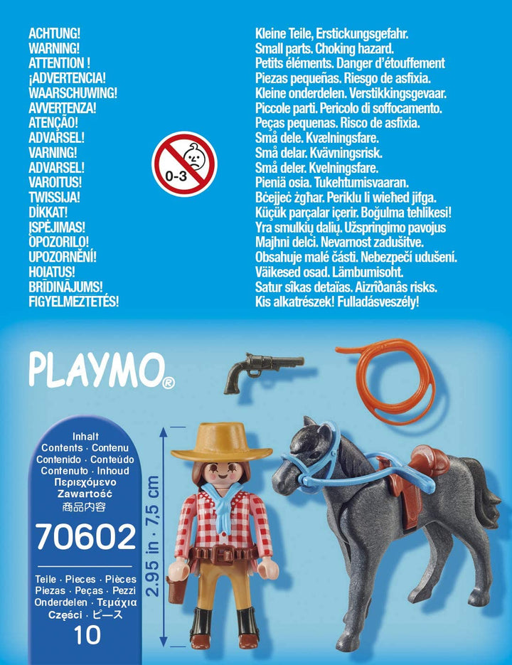 Playmobil 70602 Special Plus Western-Reitpferd, Mehrfarbig, Einheitsgröße