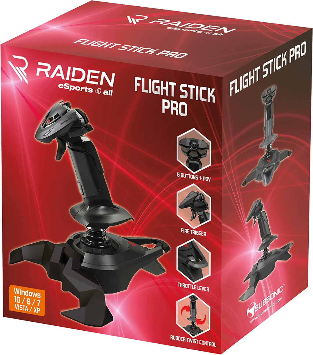 Raiden - Joystick mit Gas für Flugsimulator - Flight Stick Pro Controll