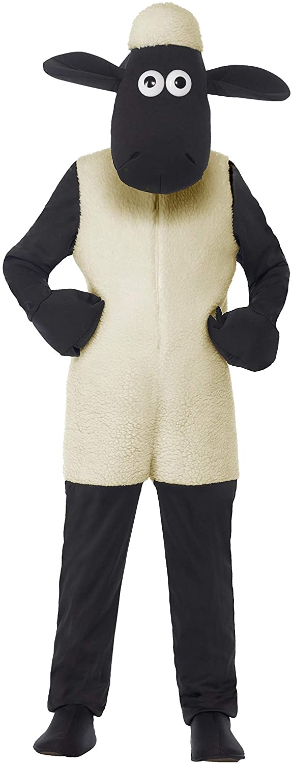 Smiffys 20607L Offiziell lizenziertes Shaun das Schaf-Kinderkostüm, Unisex-Kinder