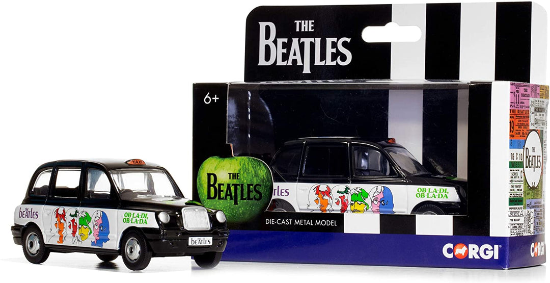 Corgi CC85931 EA The Beatles-London Taxi Di, Ob-La-Da', mehrfarbig