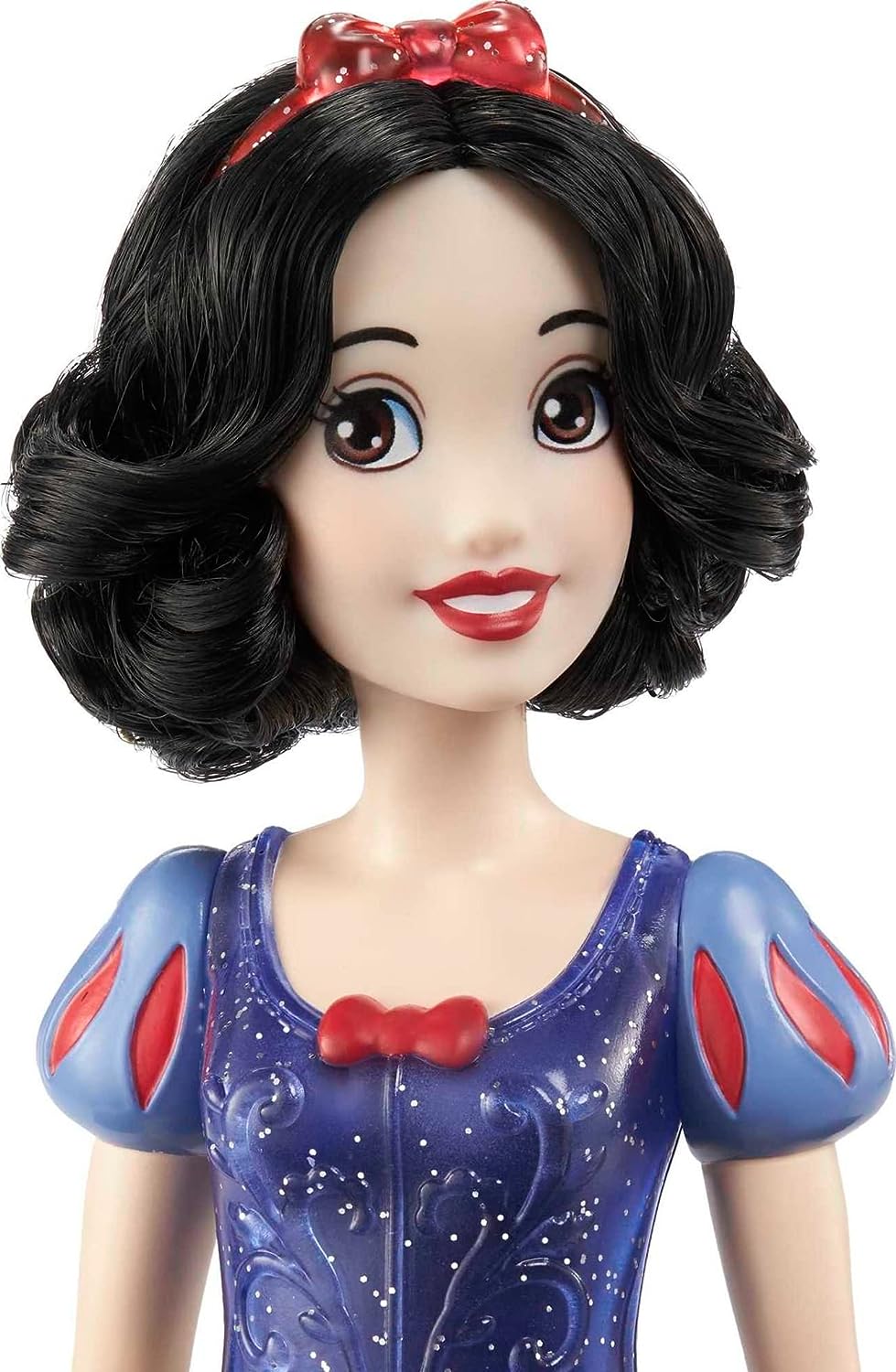 ?Disney Princess Toys, Schneewittchen bewegliche Modepuppe mit funkelnder Kleidung a