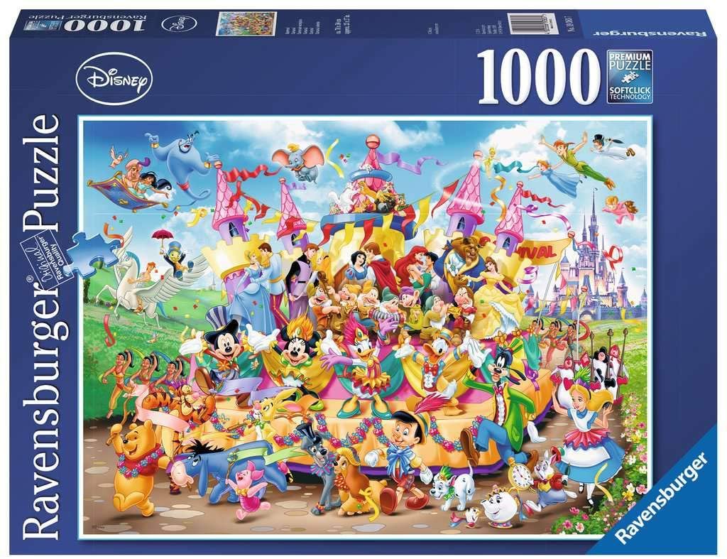 RVSB4 Ravensburger UK 19383 Ravensburger Disney Carnival Multicha, 1000-teiliges Puzzle, mehrfarbig