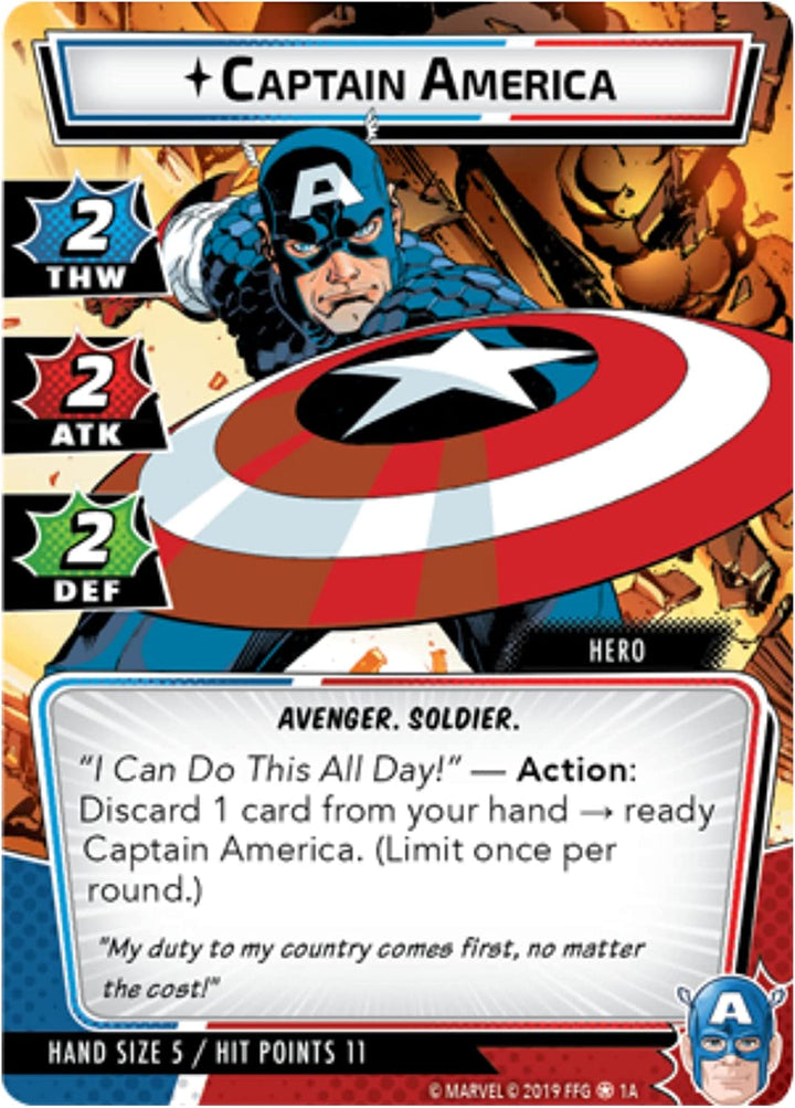 Marvel Champions: Captain America Heldenpaket
