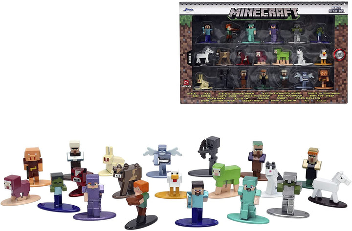 Jada 253265005 Mine Craft 20 DIE-CAST Figure Pack Wave 6, Multi