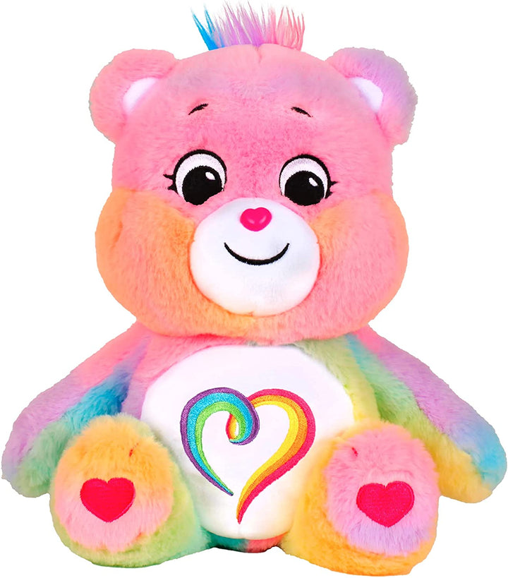 Care Bears 22077 14 Zoll mittelgroßer Plüsch-Zusammengehörigkeitsbär, süßes Plüschtier zum Sammeln, Kuscheltiere für Kinder, Stofftiere für Mädchen und Jungen, süße Teddys, geeignet für Mädchen und Jungen ab 4 Jahren