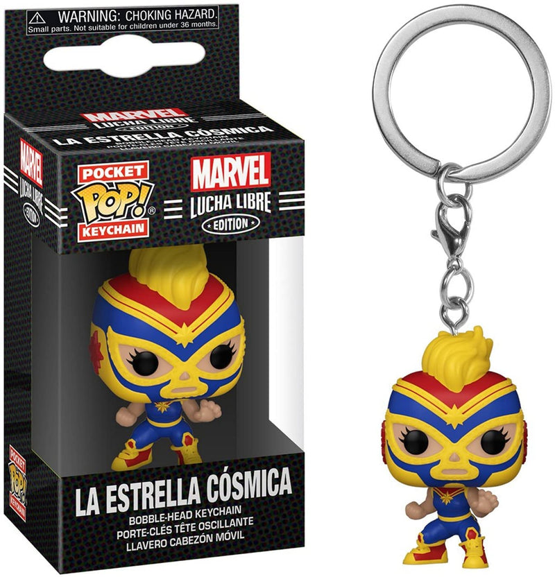 Marvel Lucha Libre Edition La Estrella Cosmica Funko 53894 Pocket Pop!