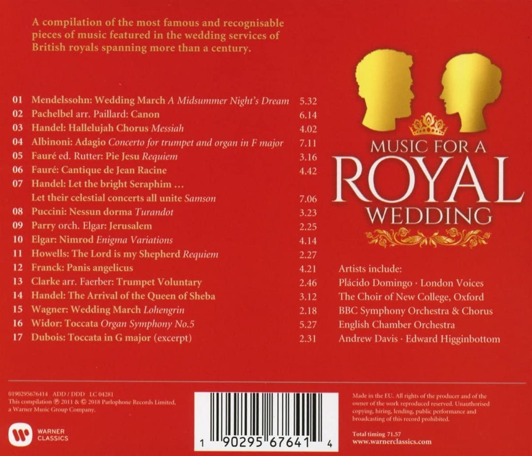 Musik für eine königliche Hochzeit [Audio-CD]