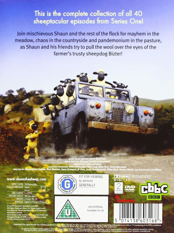 Shaun das Schaf – Komplette Serie 1 – Komödie [DVD]