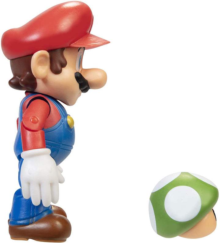 Mario mit 1Up Mushroom (World Of Nintendo Super Mario) Figur