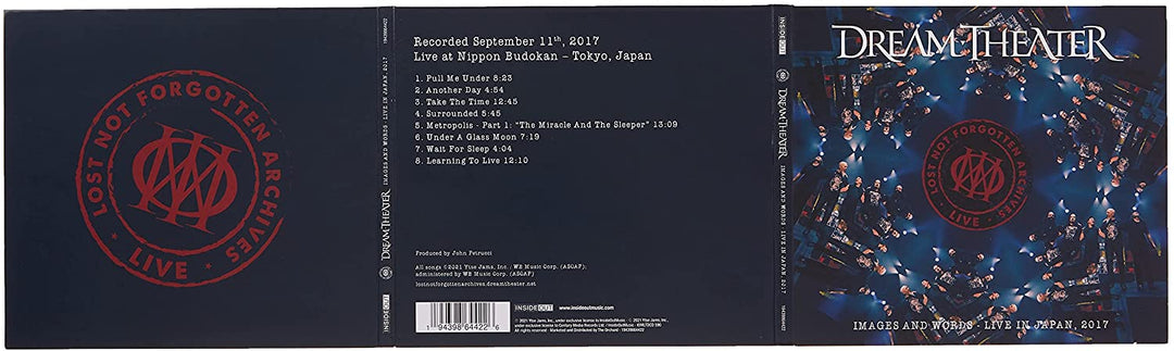 Dream Theater  - Lost Not Forgotten Archives: Images And Words - Live in Japan 2017 [Audio CD]
