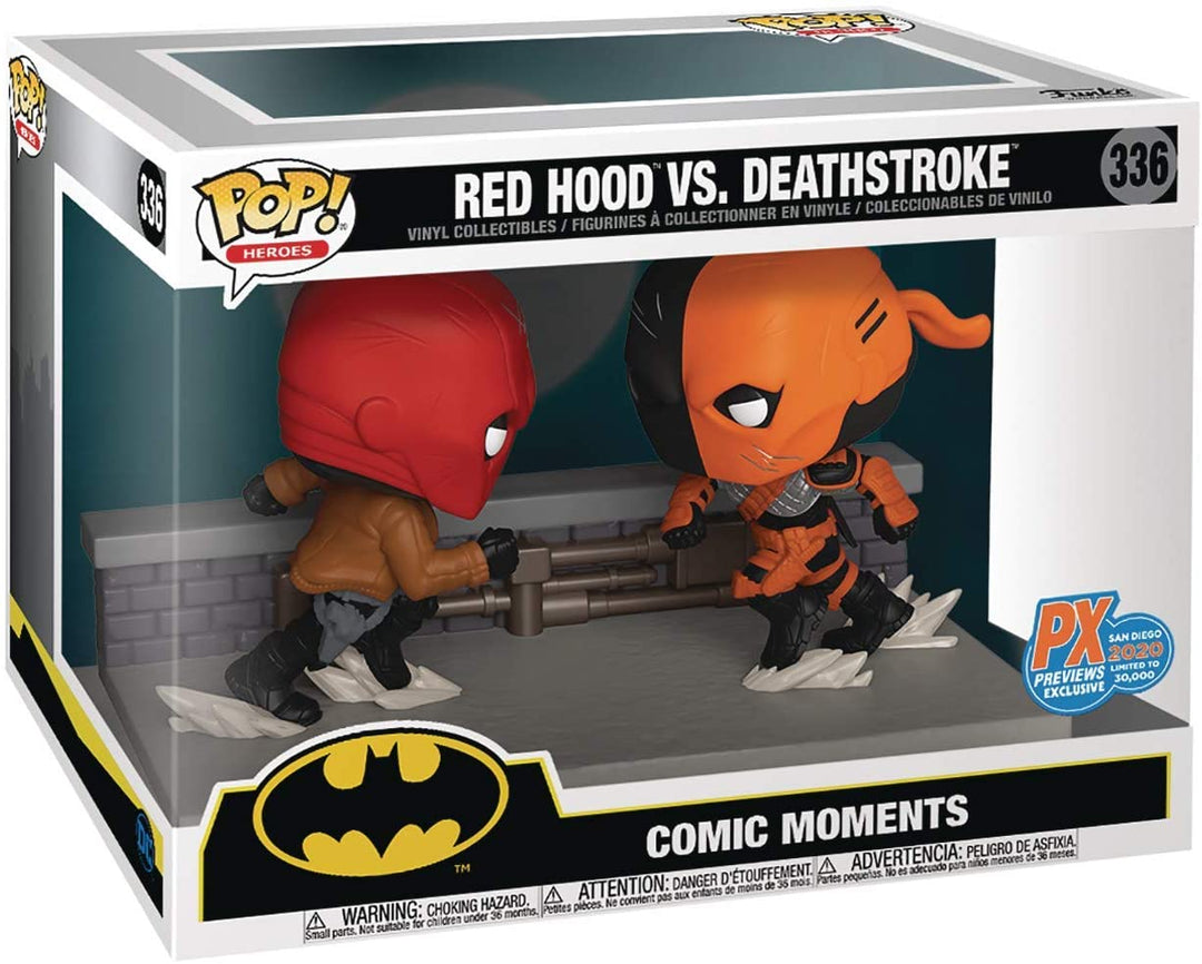 Red Hood vs. DeathStroke Comic Moments Exclusiv Funko 48886 Pop! Vinyl Nr. 336