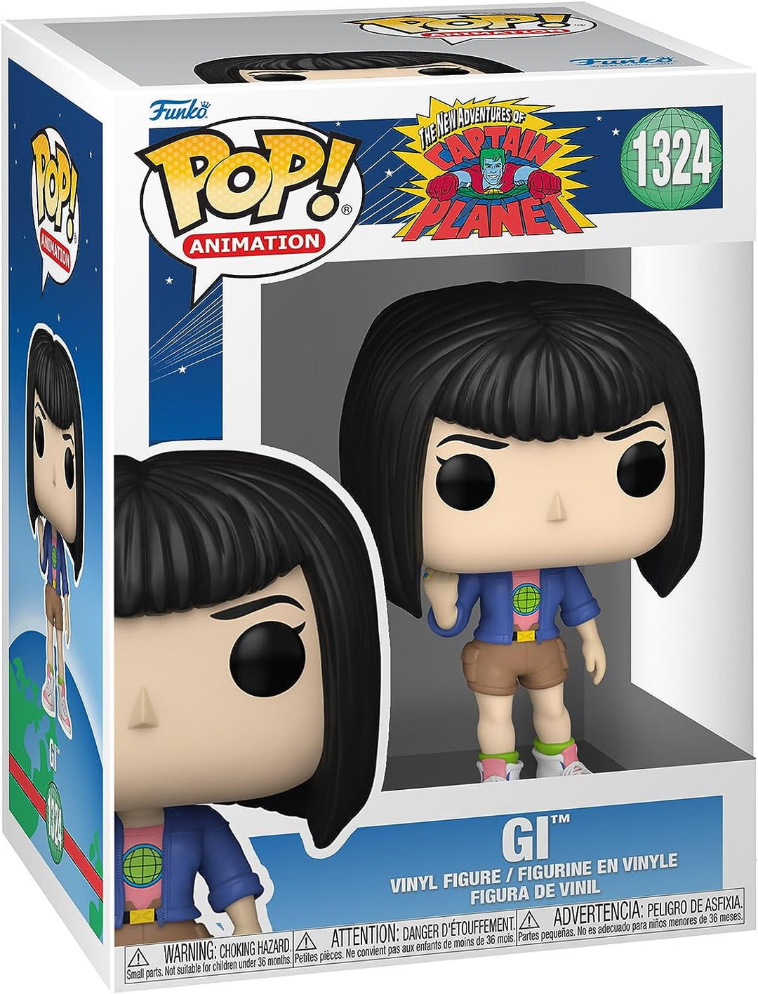 Animation: Captain Planet and the Planeteers - Gi Funko 72556 Pop! Vinyl #1324